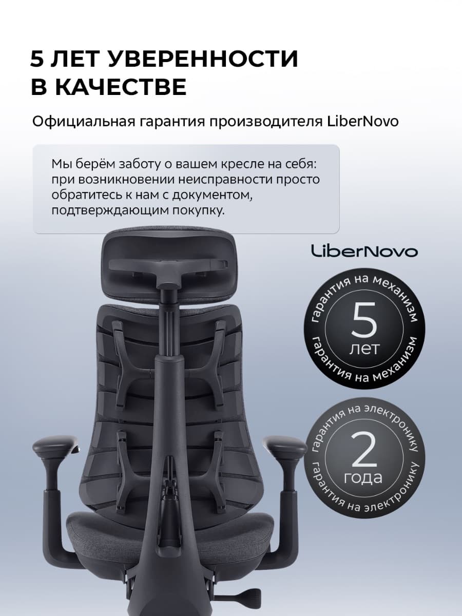 Офисное кресло LiberNovo Omni HB (Midnight Black)