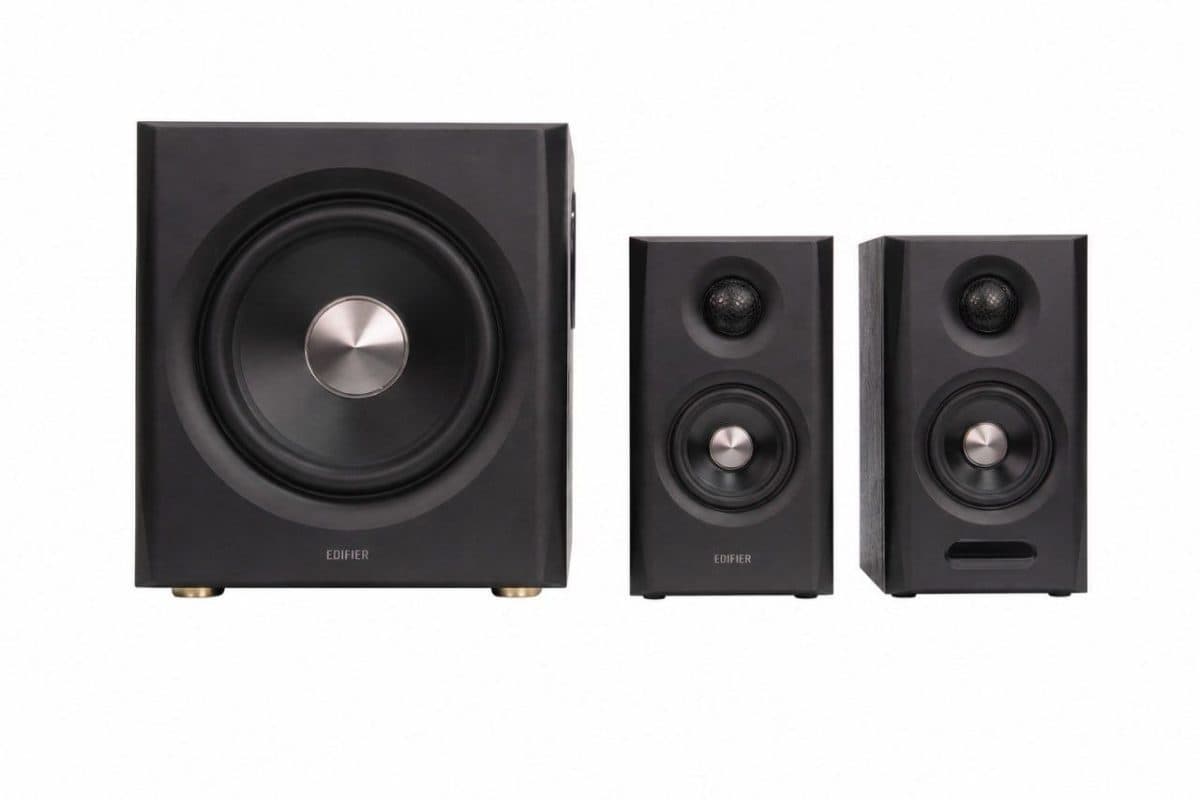 Колонки для компьютера 2.1 EDIFIER S355DB, Bluetooth V6.0, 150 Вт, коричневые