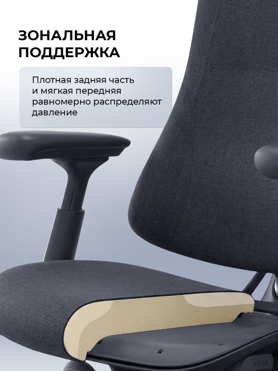 Офисное кресло LiberNovo Maxis Manual (Graphite)