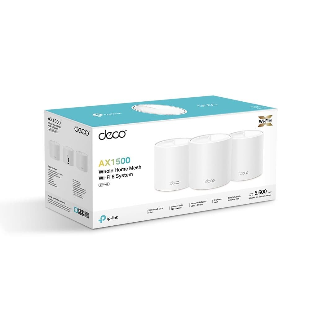 Tp-Link Deco X10 3-pack Mesh-система Wi-Fi 6
