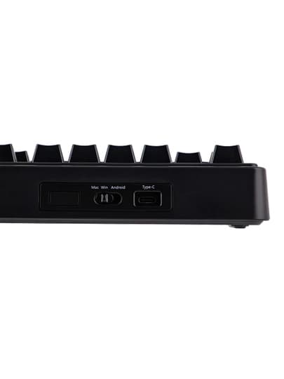 Клавиатура AULA F75, механическая, проводная, RGB-подсветка, 80 клавиш, с крутилкой — Черный