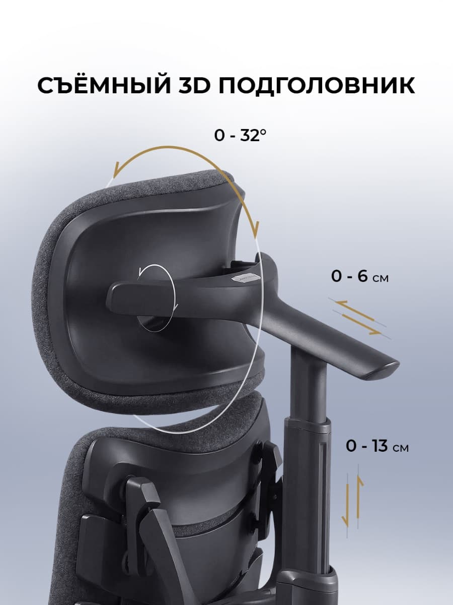Офисное кресло LiberNovo Maxis Manual (Graphite)