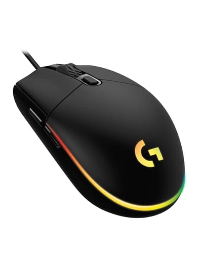 Проводная игровая мышь Logitech G102 LIGHTSYNC, RGB, 8000 DPI, 6 кнопок, ПО Logitech G HUB — Черный